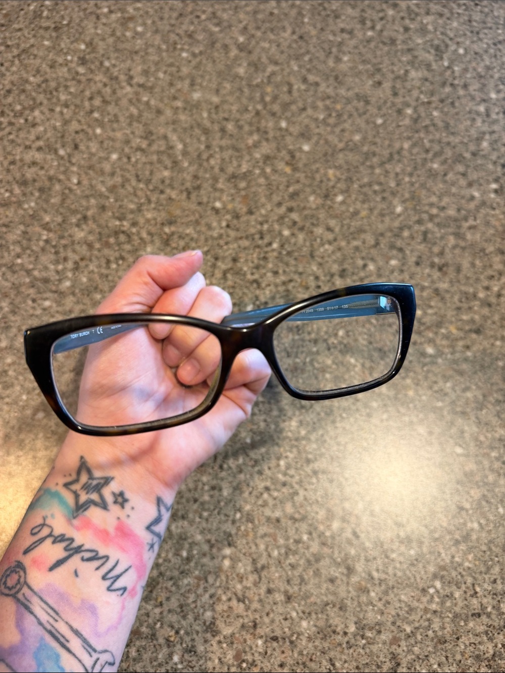 Tory Burch Rectangular Women's Eyeglasses